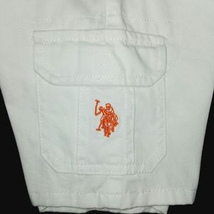 Polo by Ralph Lauren Bottoms - RALPH LAUREN POLO White Cargo Shorts Size 3T Polo by Ralph Lauren Bottoms - RALPH LAUREN POLO White Cargo Shorts Size 3T